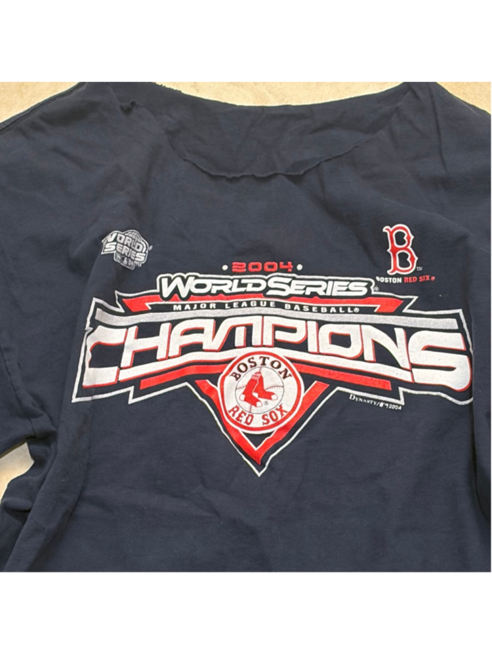Dynasty Brand Boston Red Sox Vintage Y2K 2004 Womans Size L - Picture 2 of 4